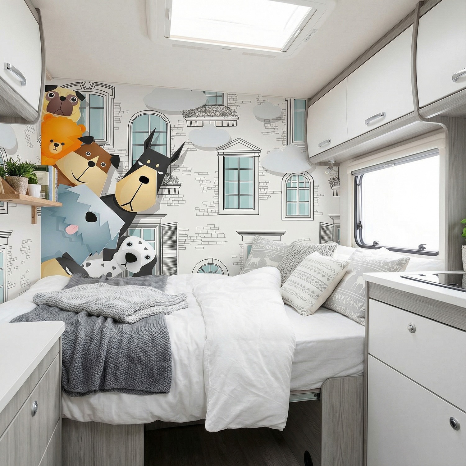 Wall Murals: Spy dogs