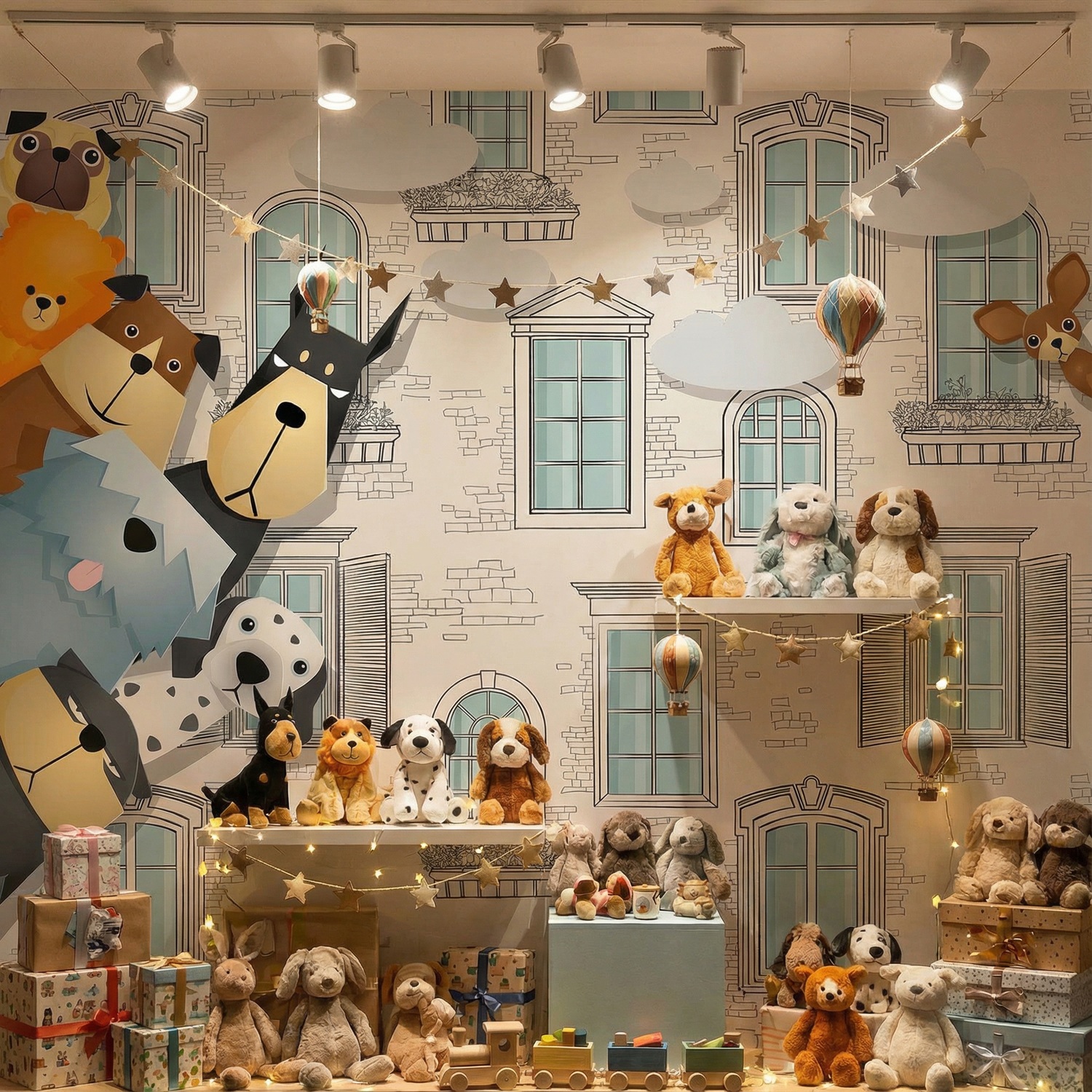 Wall Murals: Spy dogs