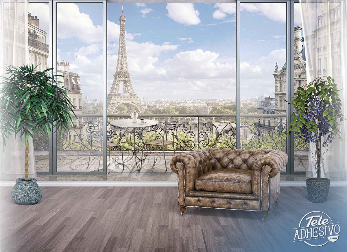 Wall Murals: Balcony in Paris