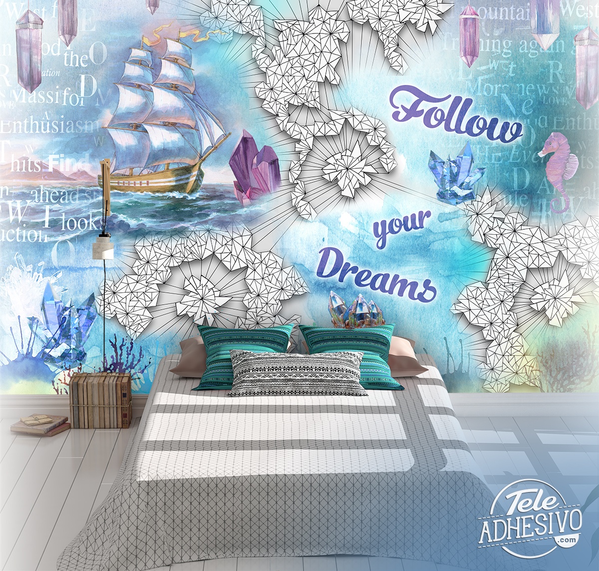 Wall mural Follow you dreams