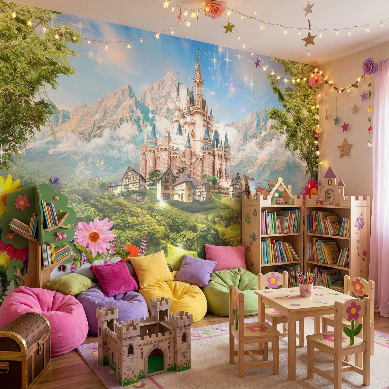 Wall Murals: Disney castle