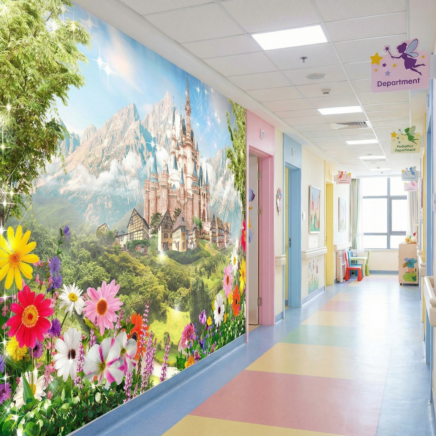 Wall Murals: Disney castle