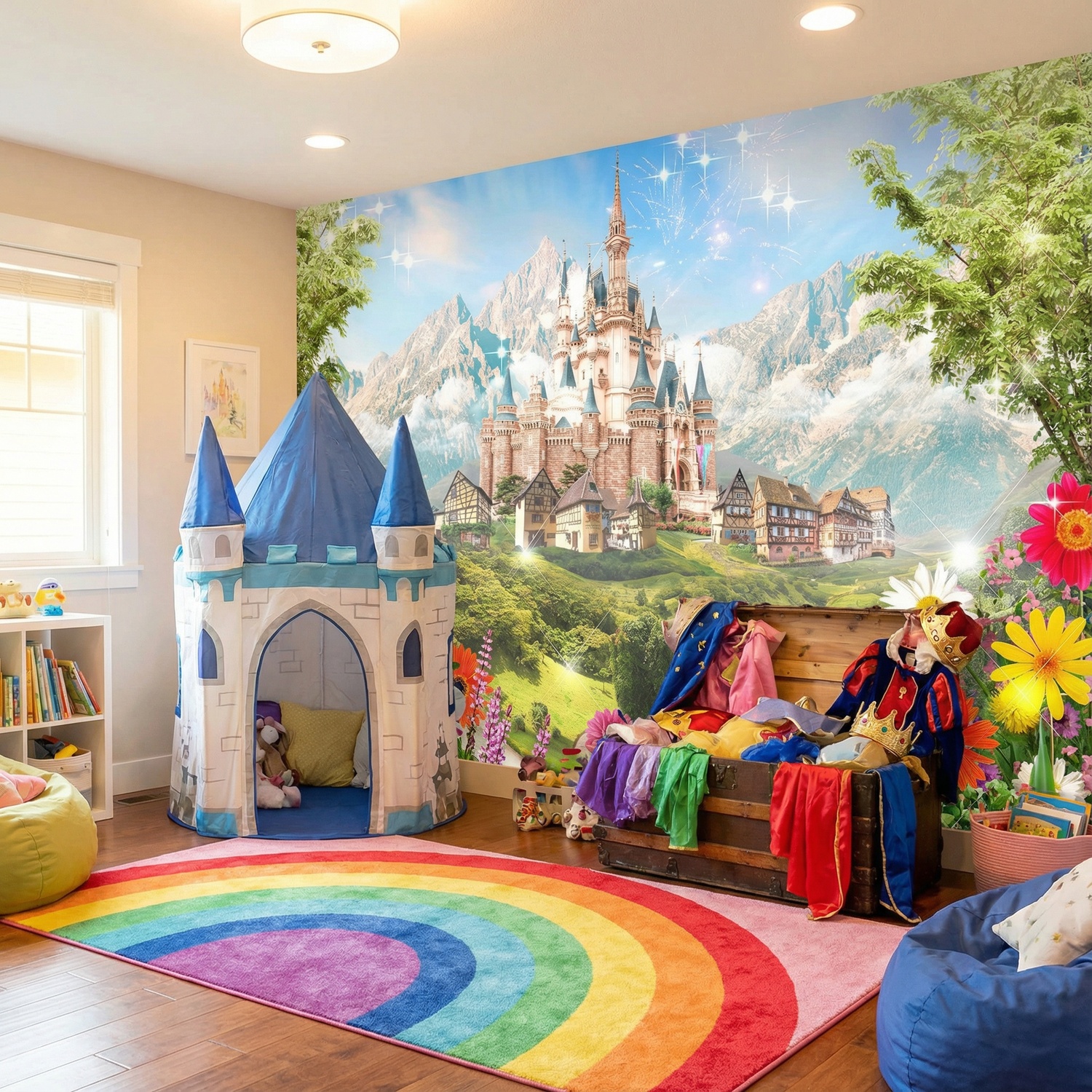 Wall Murals: Disney castle