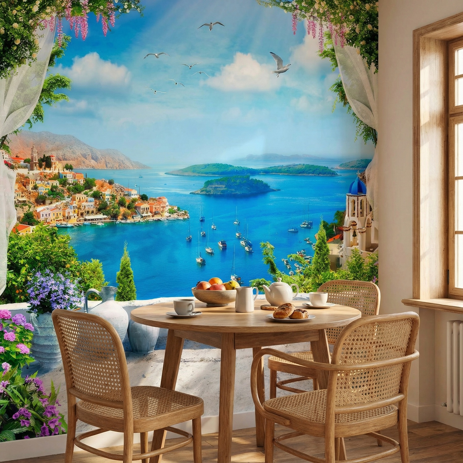 Wall Murals: Balcony to the Aegean