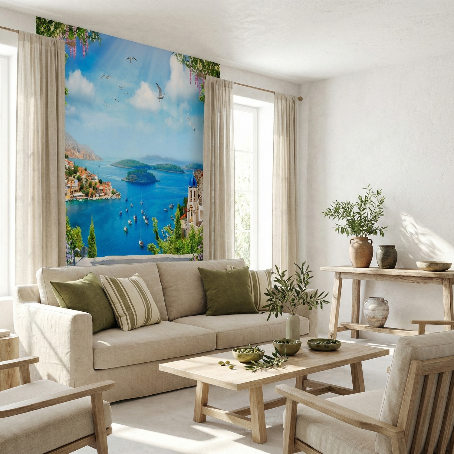Wall Murals: Balcony to the Aegean