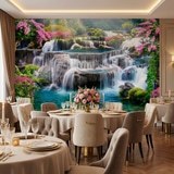 Wall Murals: Garden of large waterfalls 13