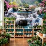Wall Murals: Garden of large waterfalls 14