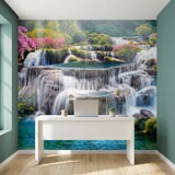 Wall Murals: Garden of large waterfalls 6