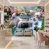 Wall Murals: Garden of large waterfalls 7