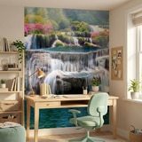 Wall Murals: Garden of large waterfalls 10