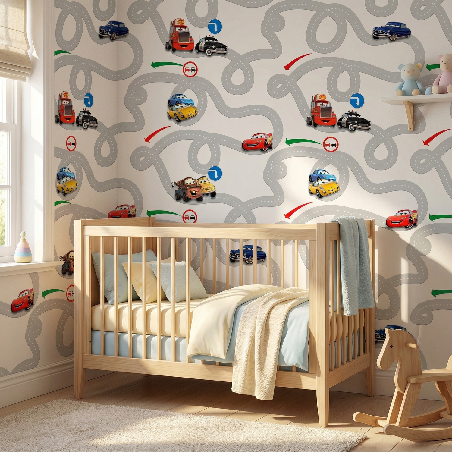 Wall Murals: Circuit Cars, Disney
