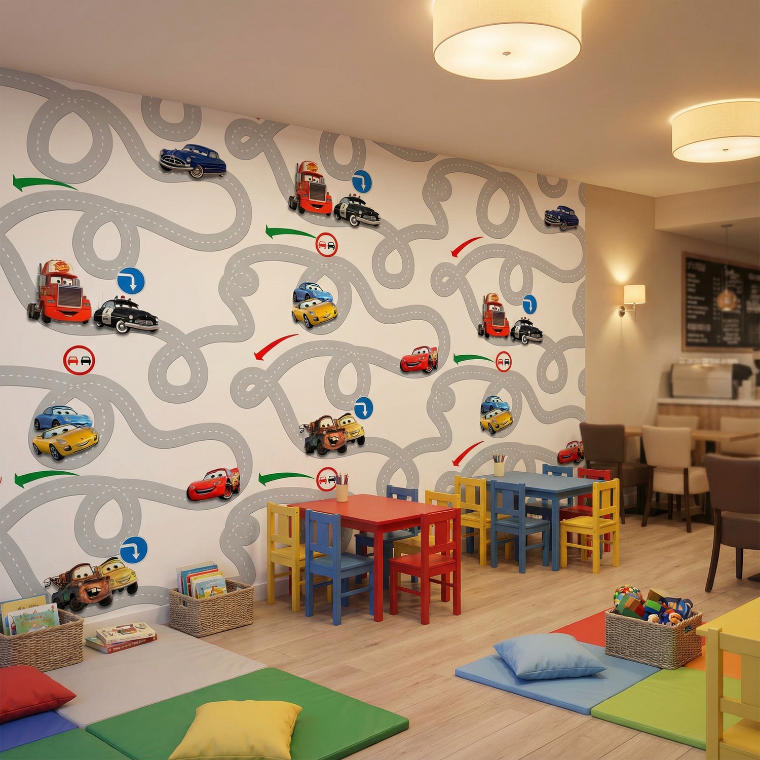 Wall Murals: Circuit Cars, Disney