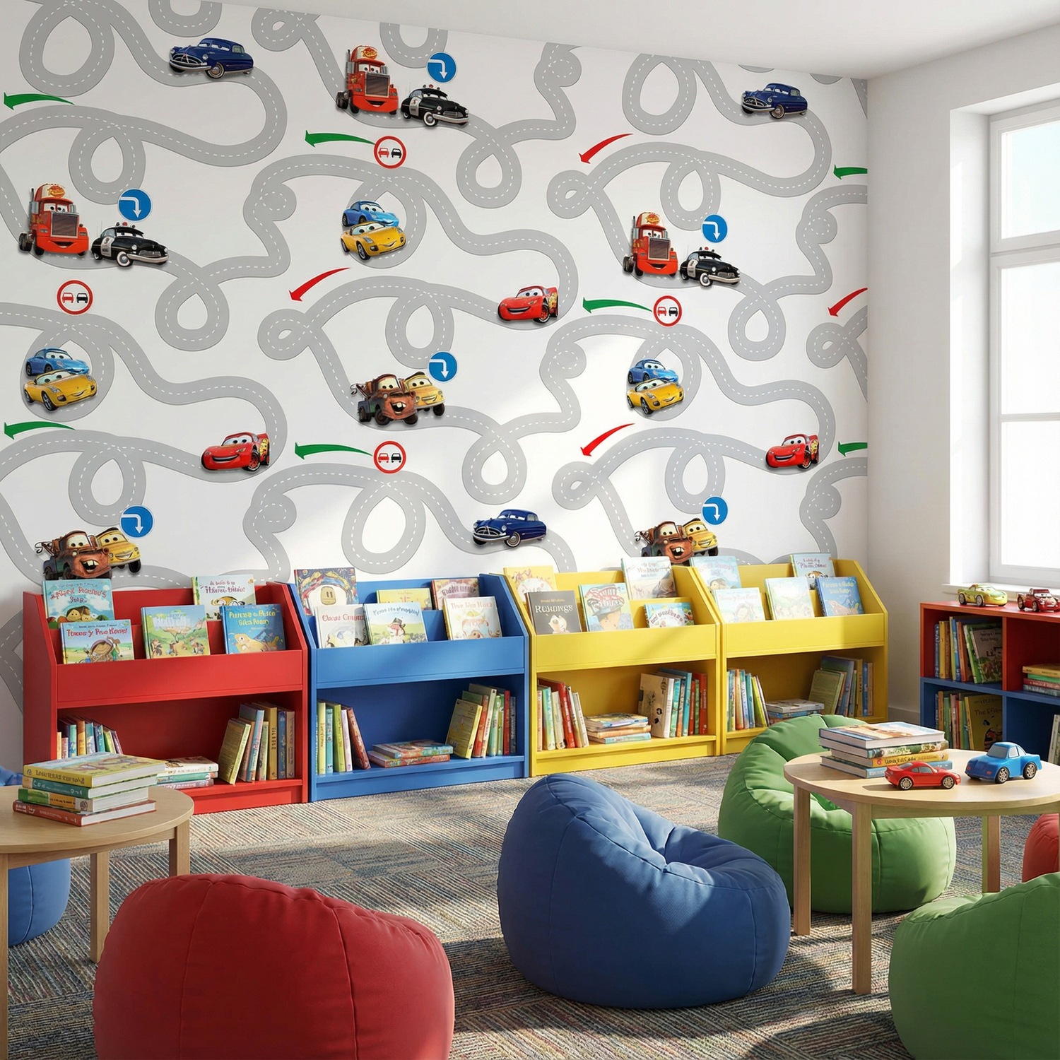 Wall Murals: Circuit Cars, Disney