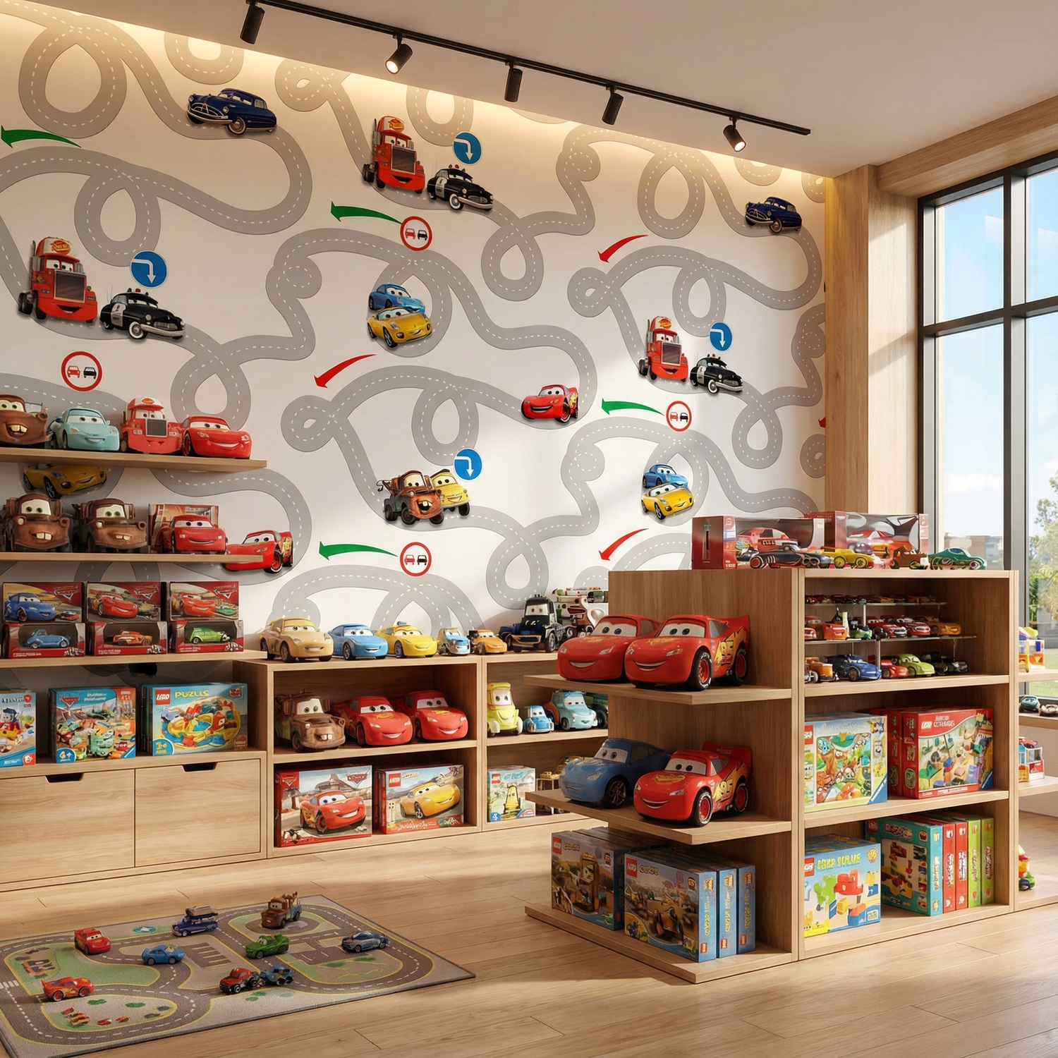 Wall Murals: Circuit Cars, Disney