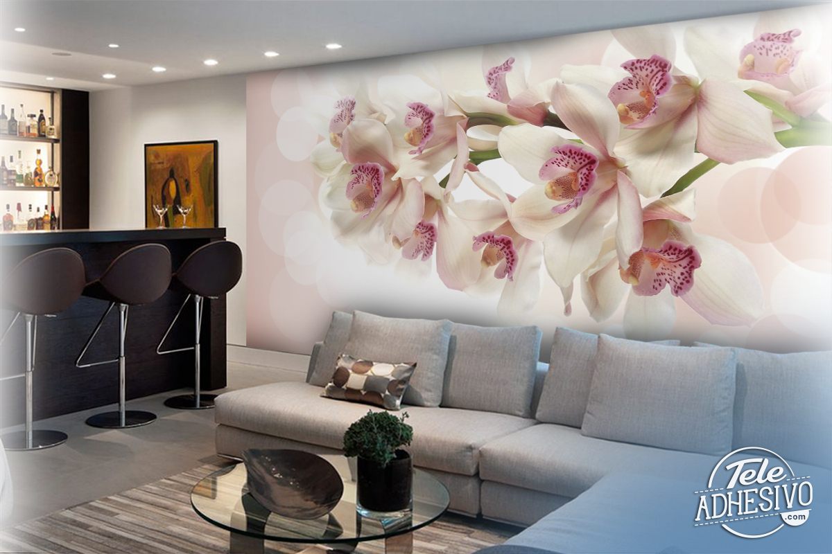 Wall Murals: Orchid Bouquet