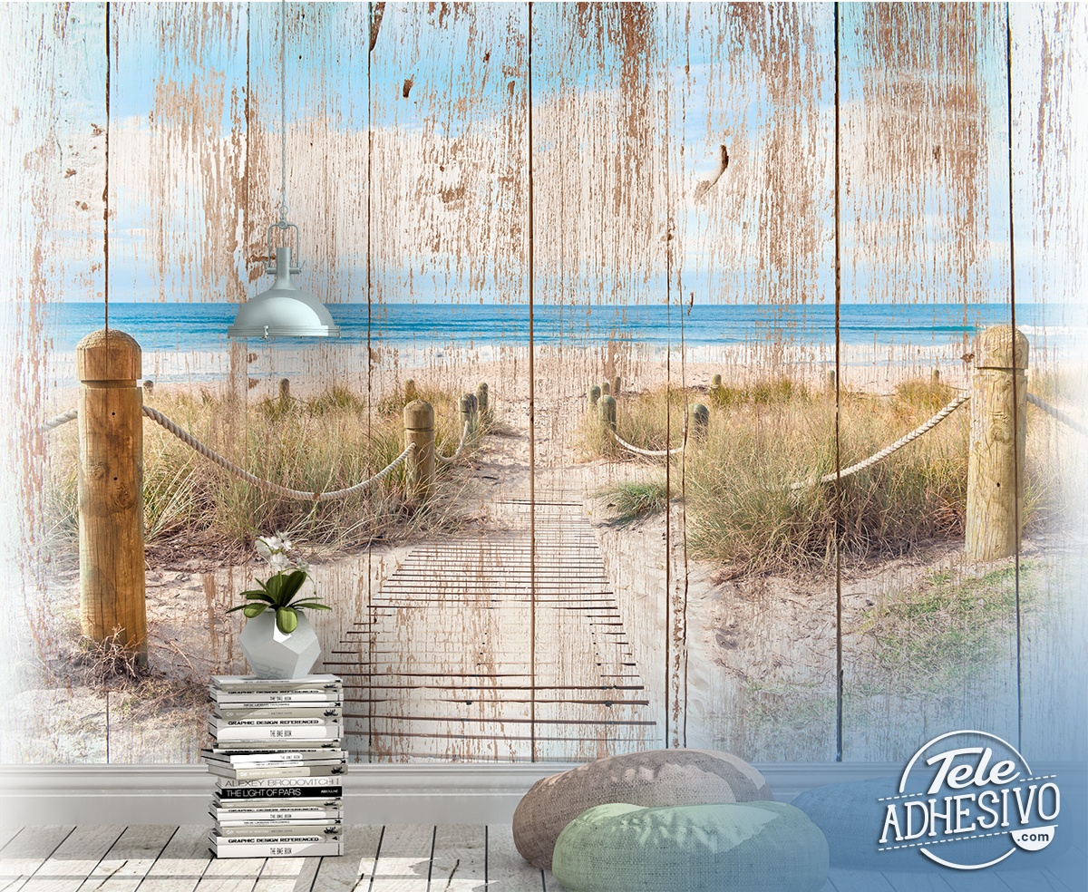 Wall Murals: Way to the beach