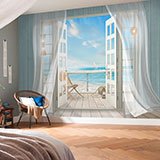 Wall Murals: Cottage on the seashore 2