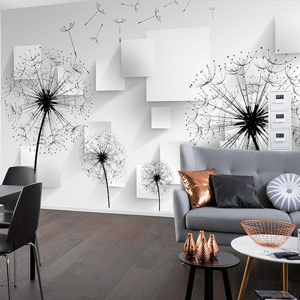 Wall mural Artistic dandelions