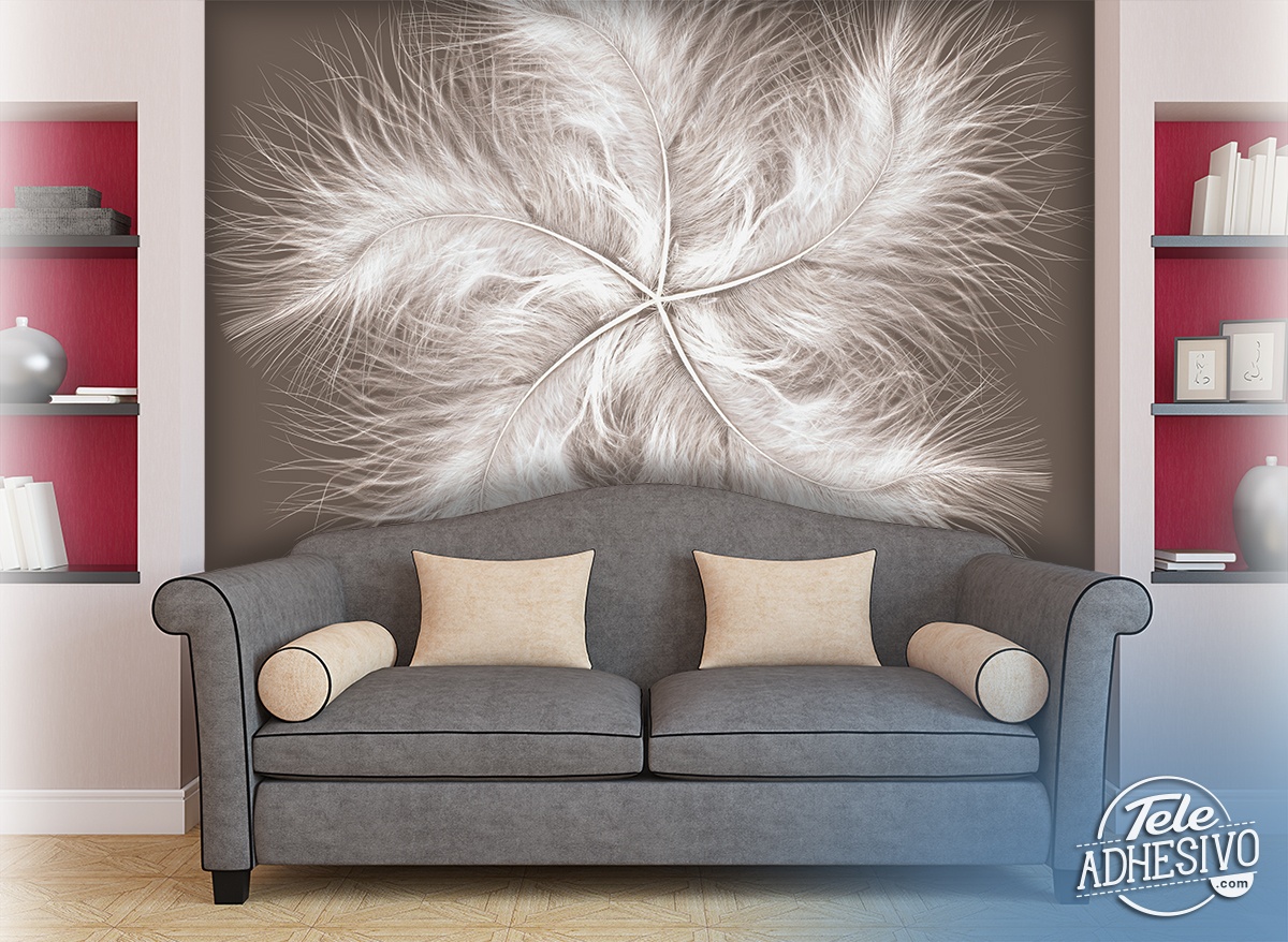 Wall Murals: Feather Spiral