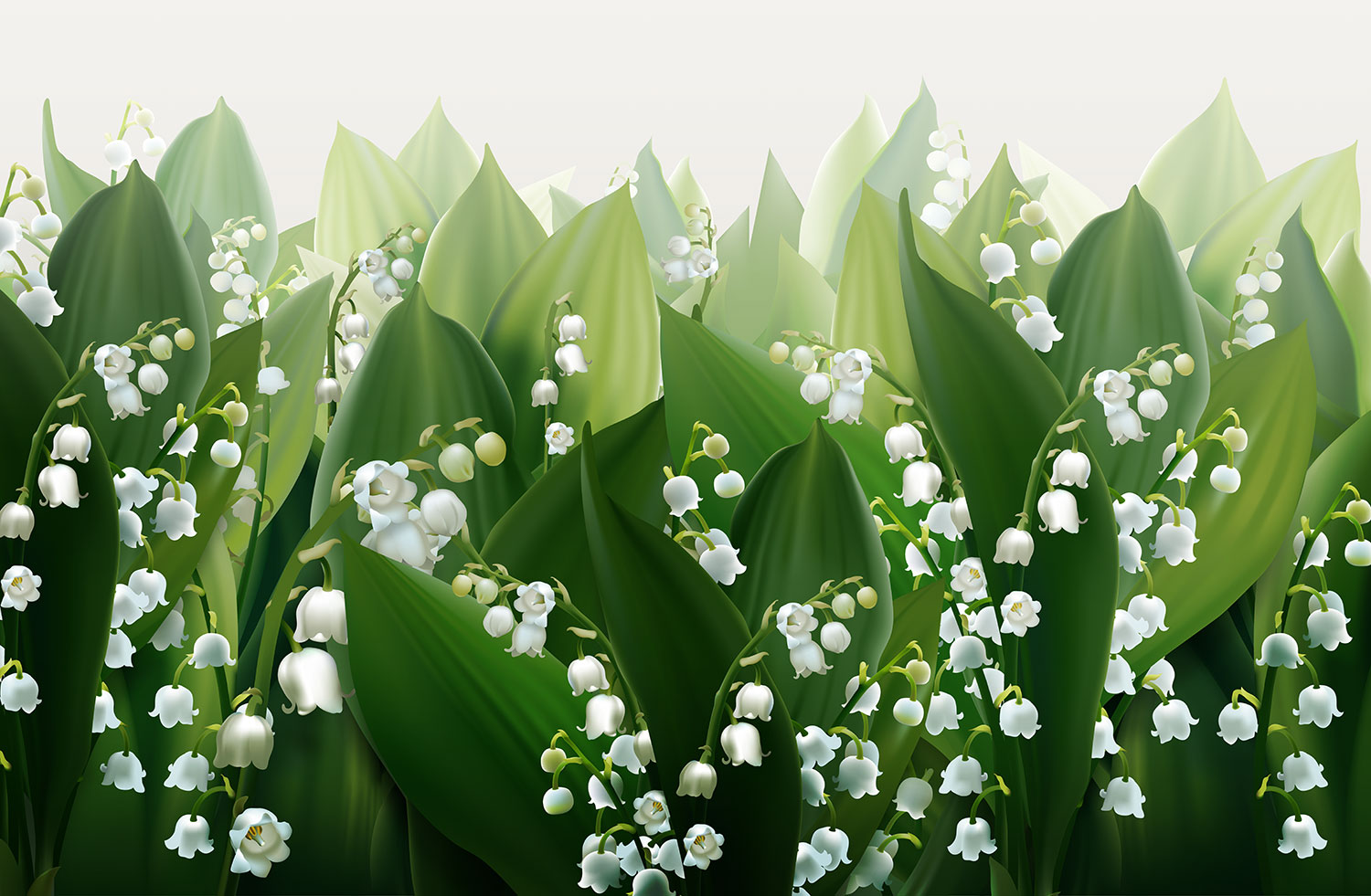 Wall Murals: Bells between leaves