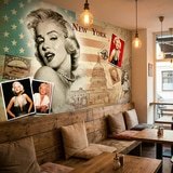Wall Murals: Marilyn Monroe New York Collage 19