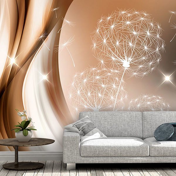 Wall mural Luminous dandelion | MuralDecal.com