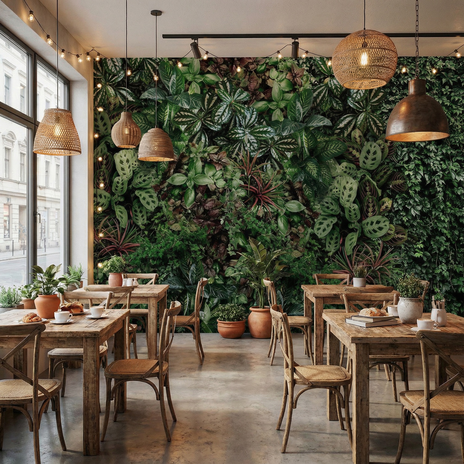 Wall Murals: Vertical Garden