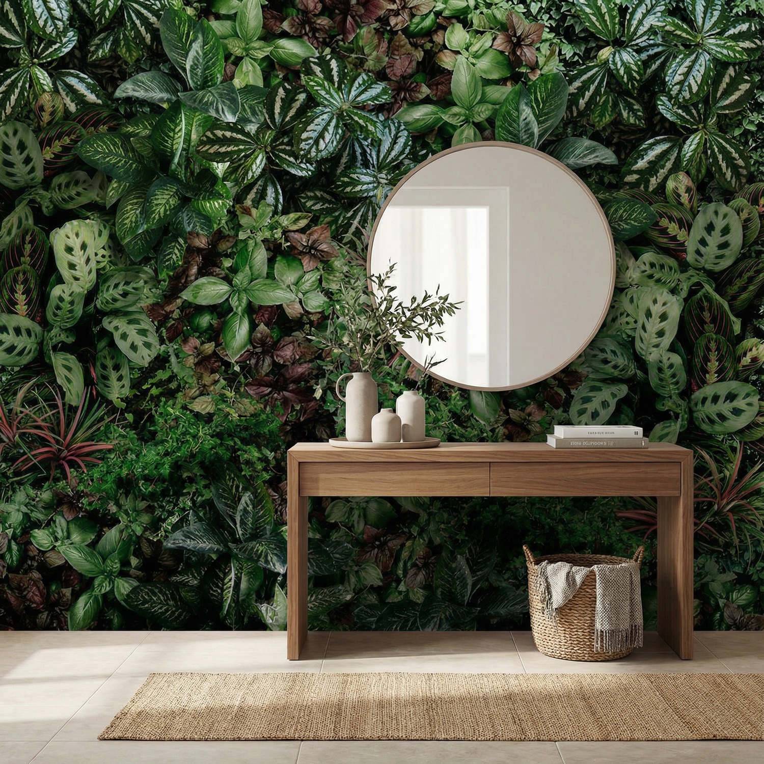 Wall Murals: Vertical Garden
