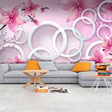Wall Murals: Stephanotis pink 2