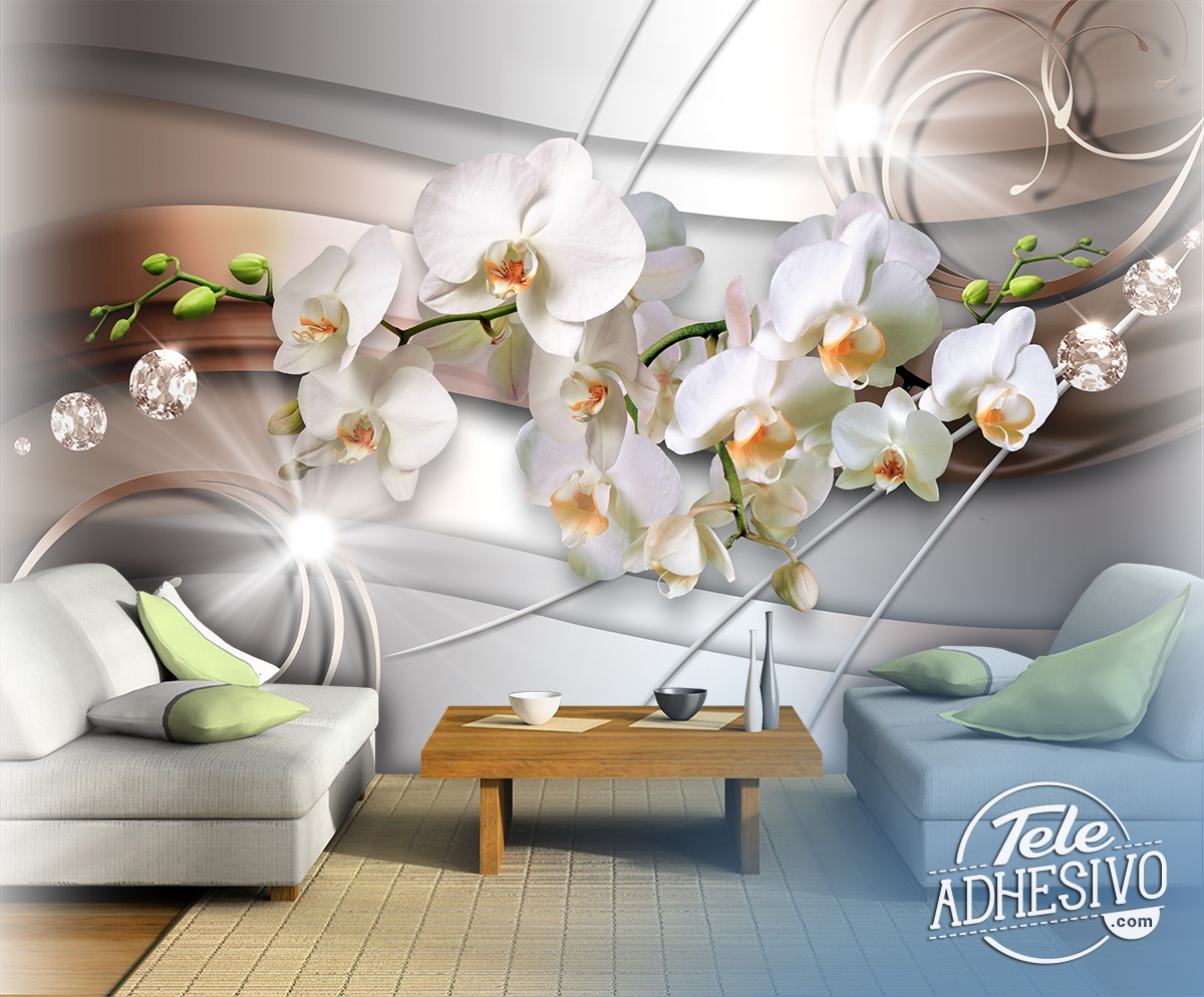 Wall Murals: Deluxe Orchids