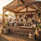 Wall Murals: Coffee World Map 17
