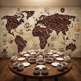Wall Murals: Coffee World Map 19