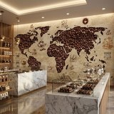 Wall Murals: Coffee World Map 7