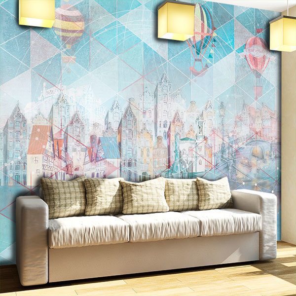 Wall Murals: Collage city