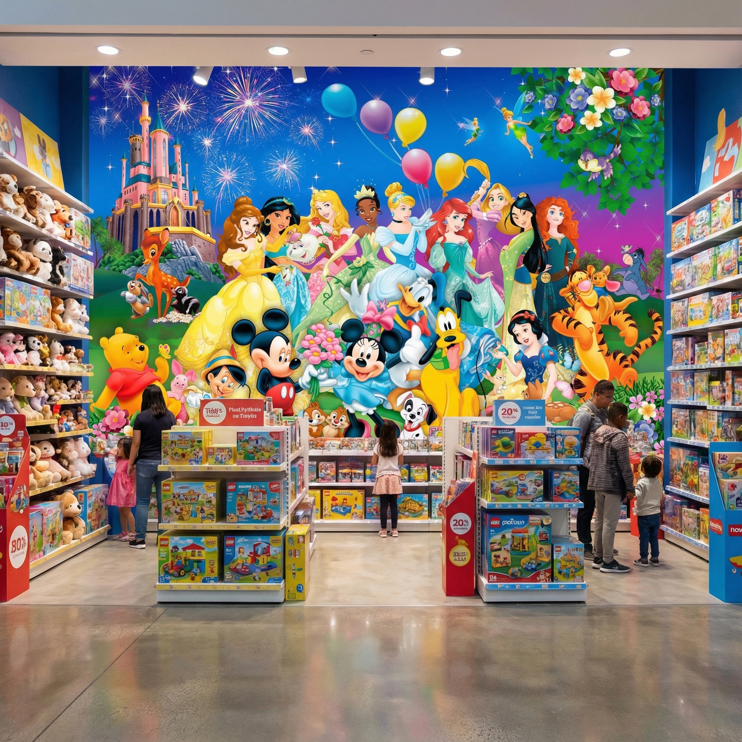 Wall Murals: Disney Characters