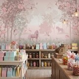 Wall Murals: Unicorn in the forest  12