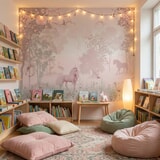 Wall Murals: Unicorn in the forest  13