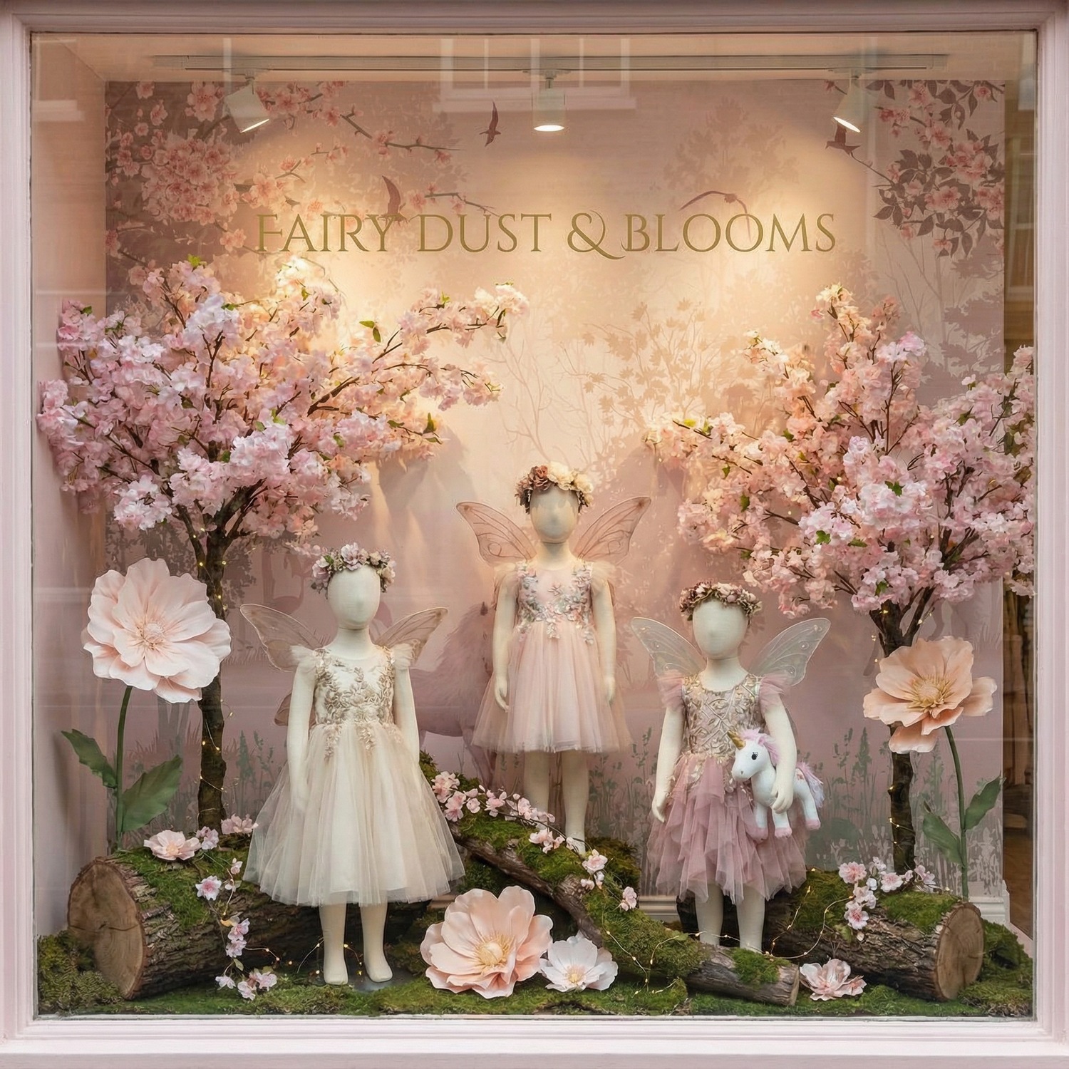 Wall Murals: Unicorn in the forest 