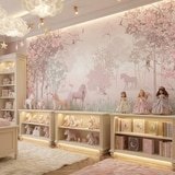 Wall Murals: Unicorn in the forest  16