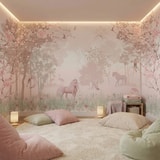 Wall Murals: Unicorn in the forest  4