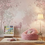 Wall Murals: Unicorn in the forest  7