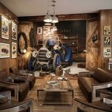 Wall Murals: Old car in the garage 17