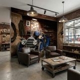 Wall Murals: Old car in the garage 3