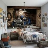 Wall Murals: Old car in the garage 5