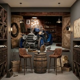 Wall Murals: Old car in the garage 6