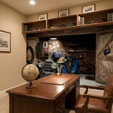 Wall Murals: Old car in the garage 9