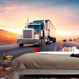 Wall Murals: Truck on the road 2
