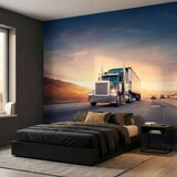 Wall Murals: Truck on the road 15