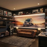 Wall Murals: Truck on the road 17