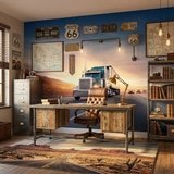 Wall Murals: Truck on the road 3